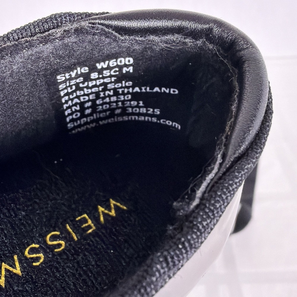 Weissman Ribbonette Tap Shoes - Girls size 8.5 Black - Picture 3 of 8
